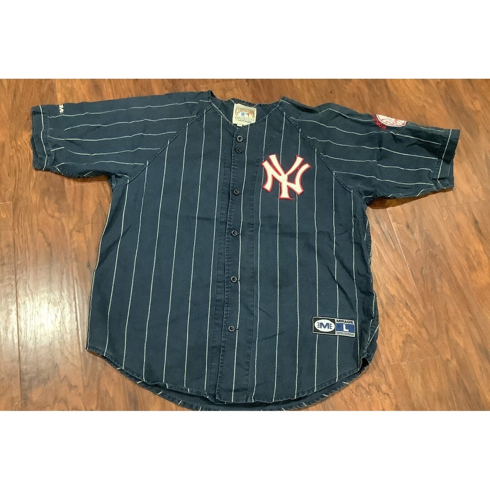 New York Yankees Jersey L World Champion Blue Mirage